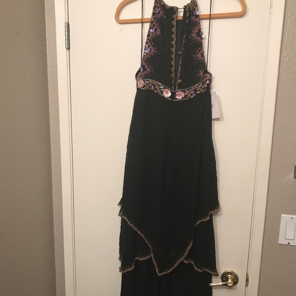 NWT 100% Silk MW Evening Gown (UK8/US4) - Picture 4 of 8